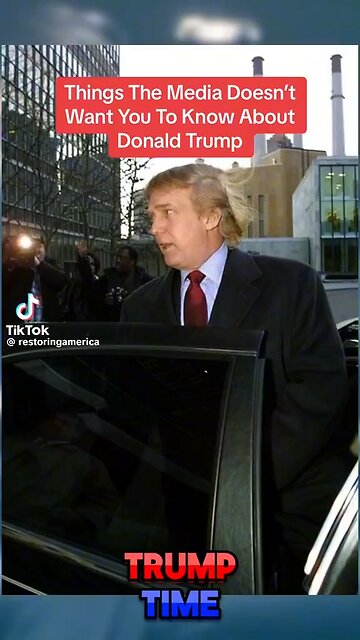 Things The Media Doesn't Want You To Know About Trump 🤫📰