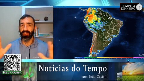 Chuvas formarão corredor de umidade sobre o Brasil Central na 5.feira. A safra vai começar!