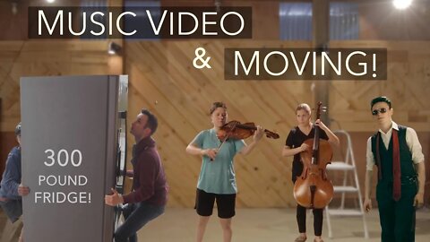 Moving and Music Video BTS - Vlog!