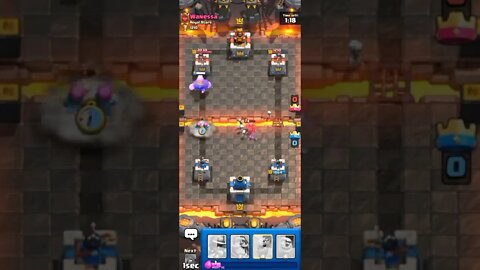 vs Wanessa - Clash Royale #shorts