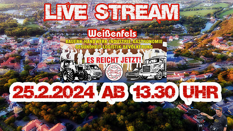 Live Stream am 25.2.2024 aus Weißenfels