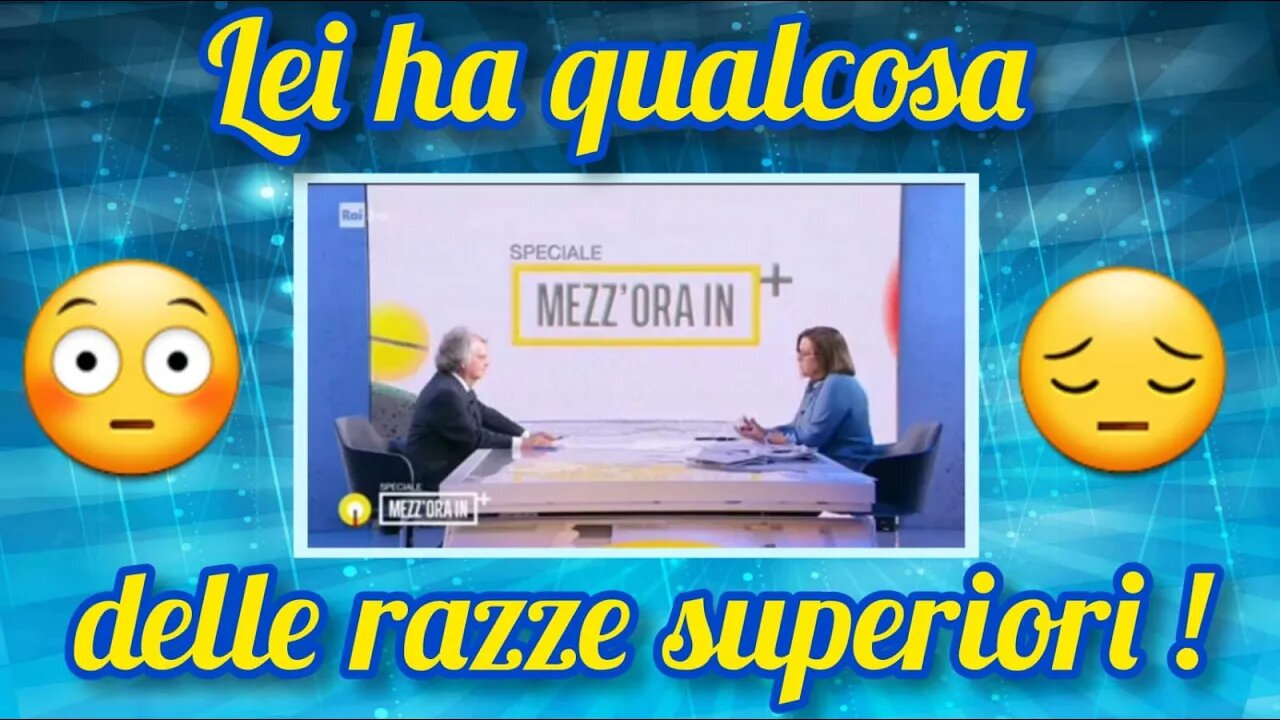 Brunetta strappalacrime e la gaffe razzista dell'Annunziata!