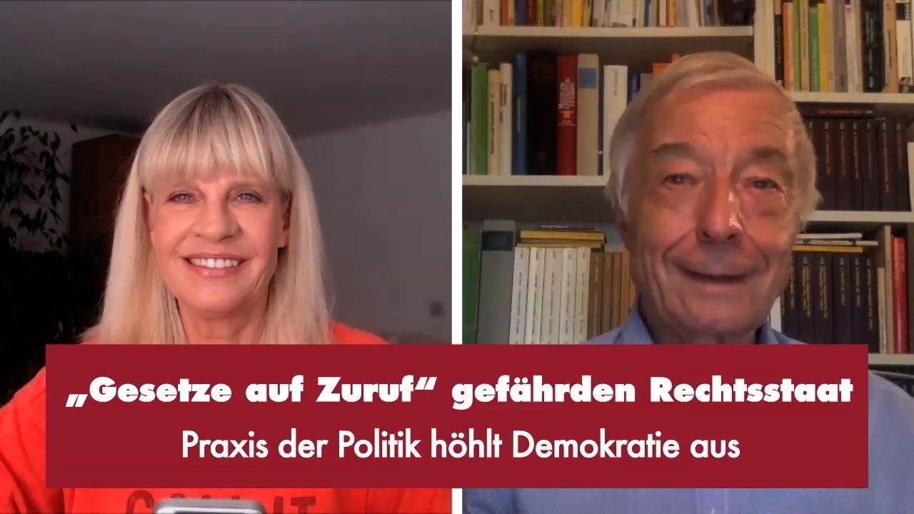 „Gesetze auf Zuruf“ gefährden Rechtsstaat@Punkt.PRERADOVIC mit Prof. Dr. Thomas-Michael Seibert🙈