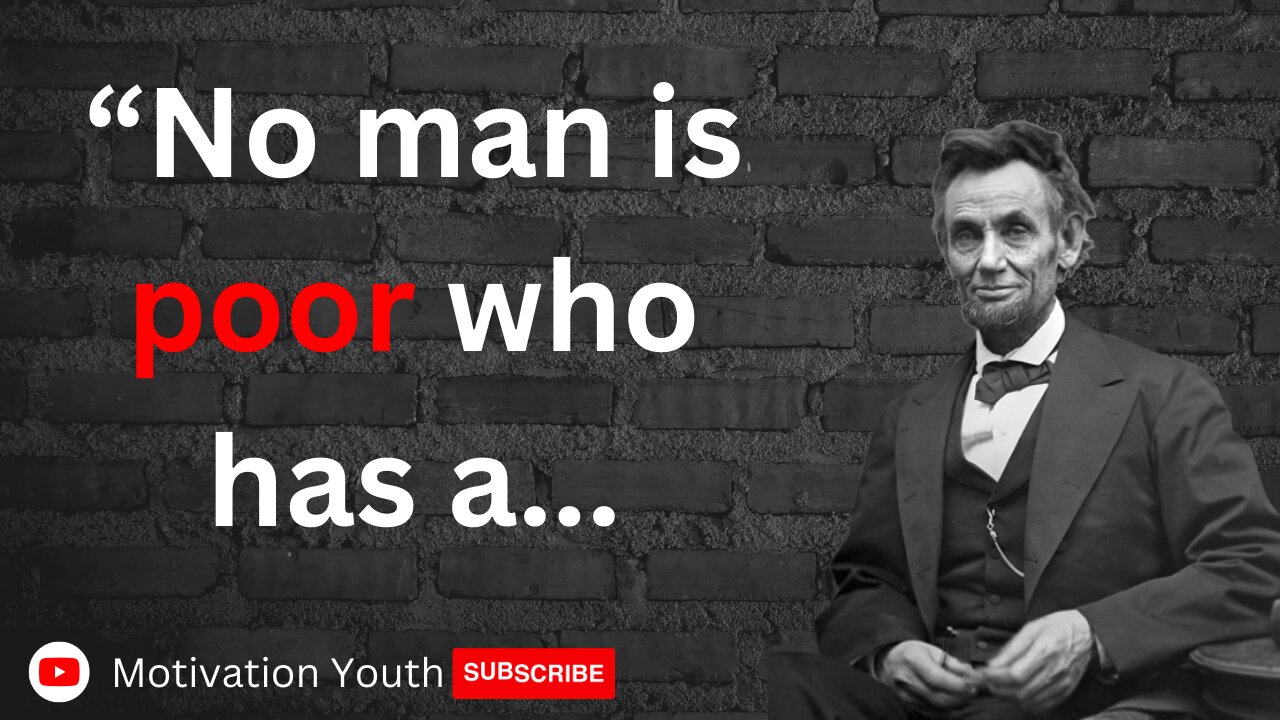 20 Abraham Lincoln quotes about life| quotes that can make you a genius |Motivate Youth #2 #2023