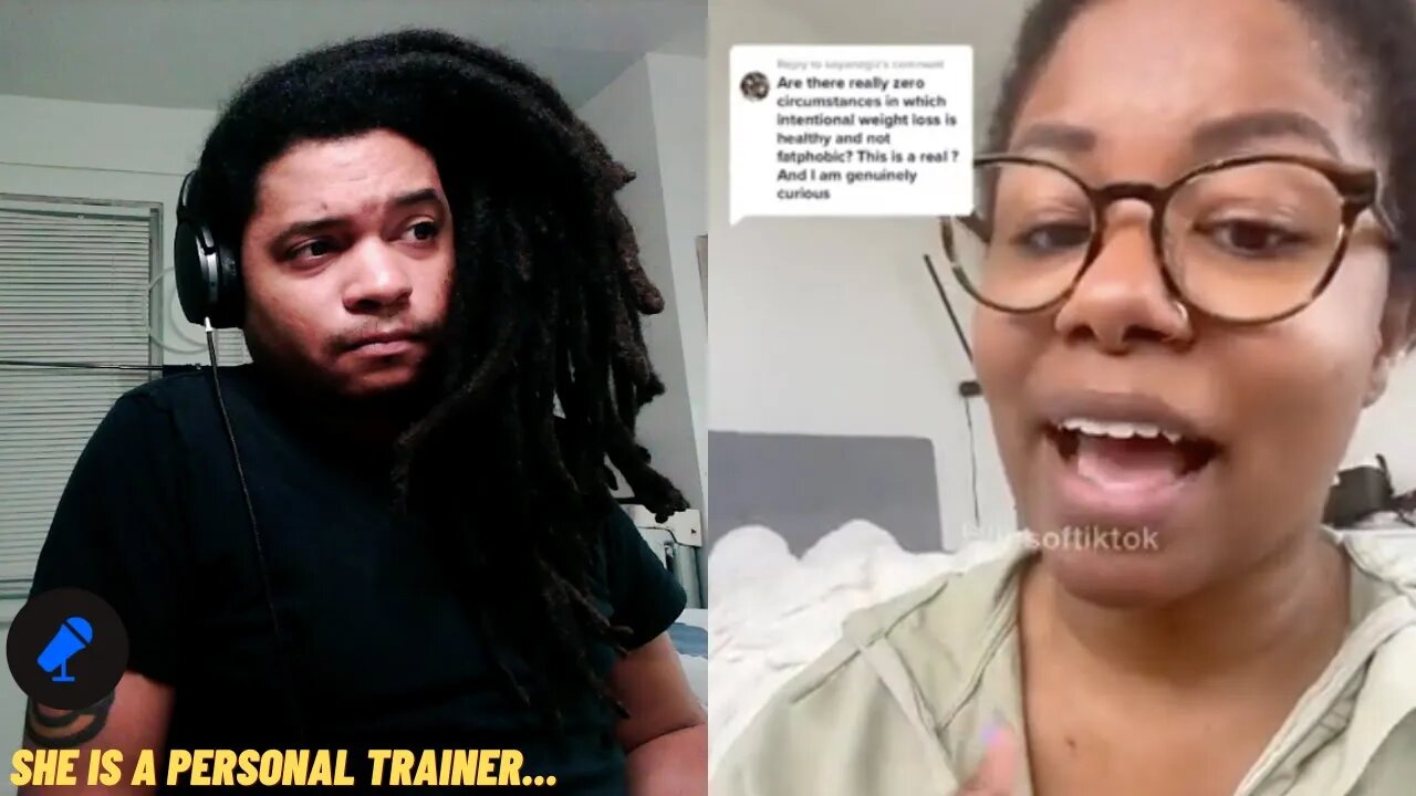 Plus Size Tiktoker Says Intentional Weight Loss Is Fatphobic...
