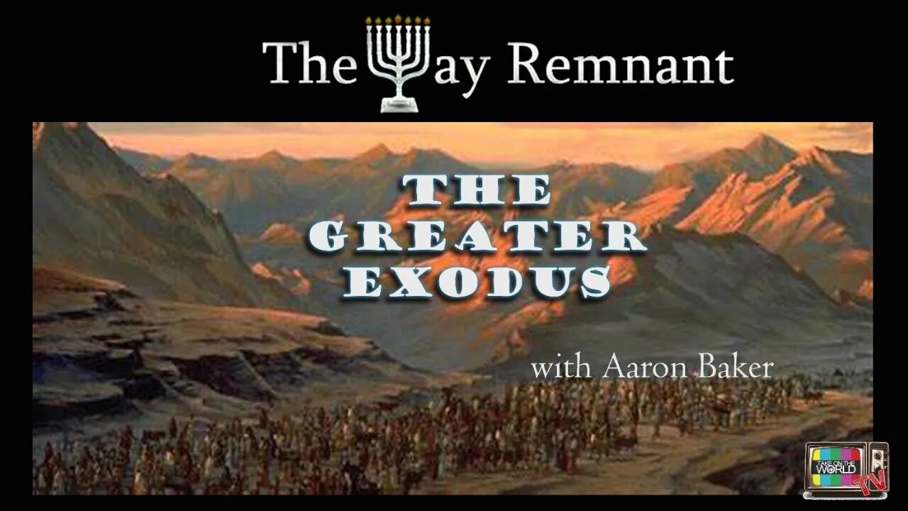 LIVE FROM SUKKOT - The Greater Exodus