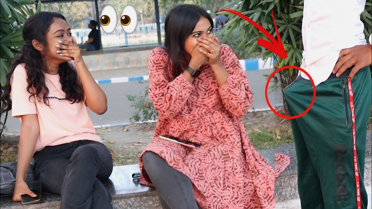 Boner Prank 😱 On Cute Girls With A Twist | लड़की ने देखा तो उड़ गया होश फिर जो