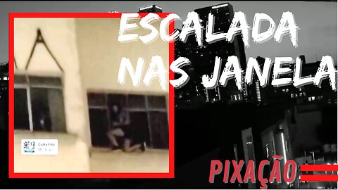 Alpinismo Urbano NIXS DEFORMS escalada no centro de São Paulo role deu ruim