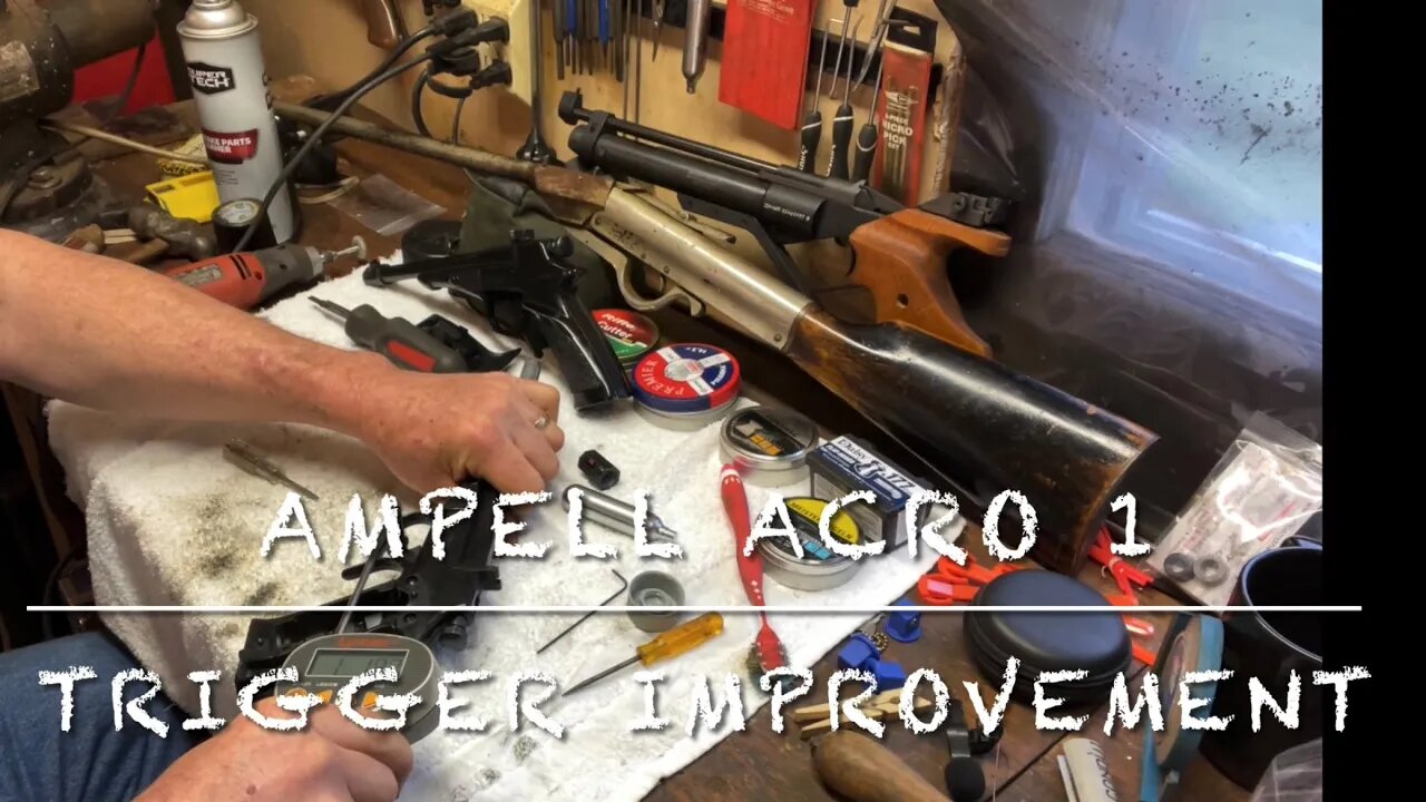 Ampell Acro1 pellet pistol trigger improvement