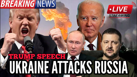 Donald Trump LIVE Speech After Joe Biden Allow Ukraine To Attack Russia