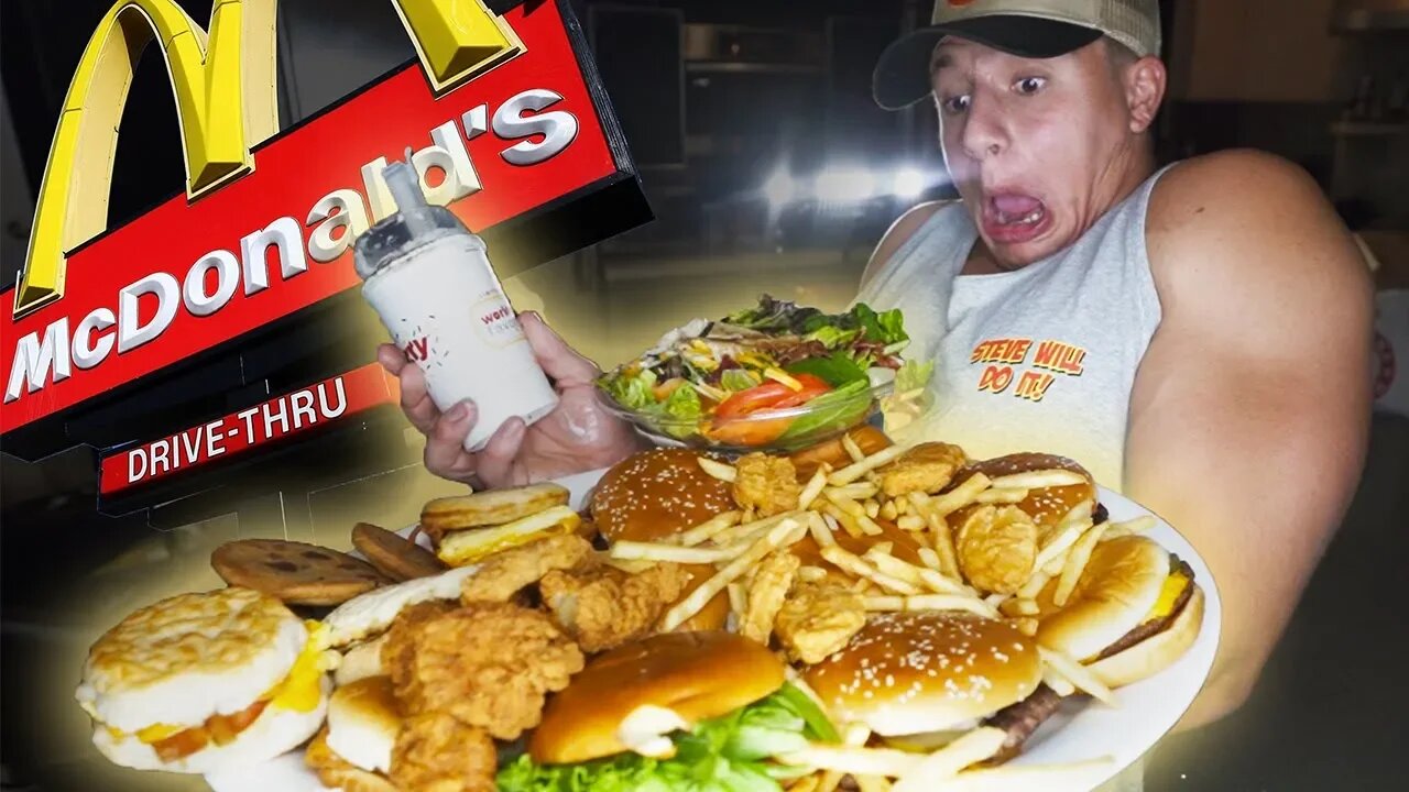 Eating Everything On The McDonald's Menu! - Deleted Stevewilldoit video