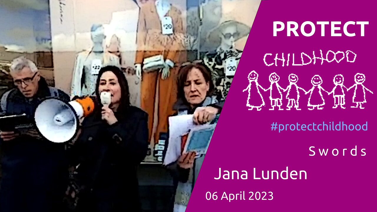 Jana Lunden - Hold The Line to #ProtectChildHood - Swords, 06 April 2023