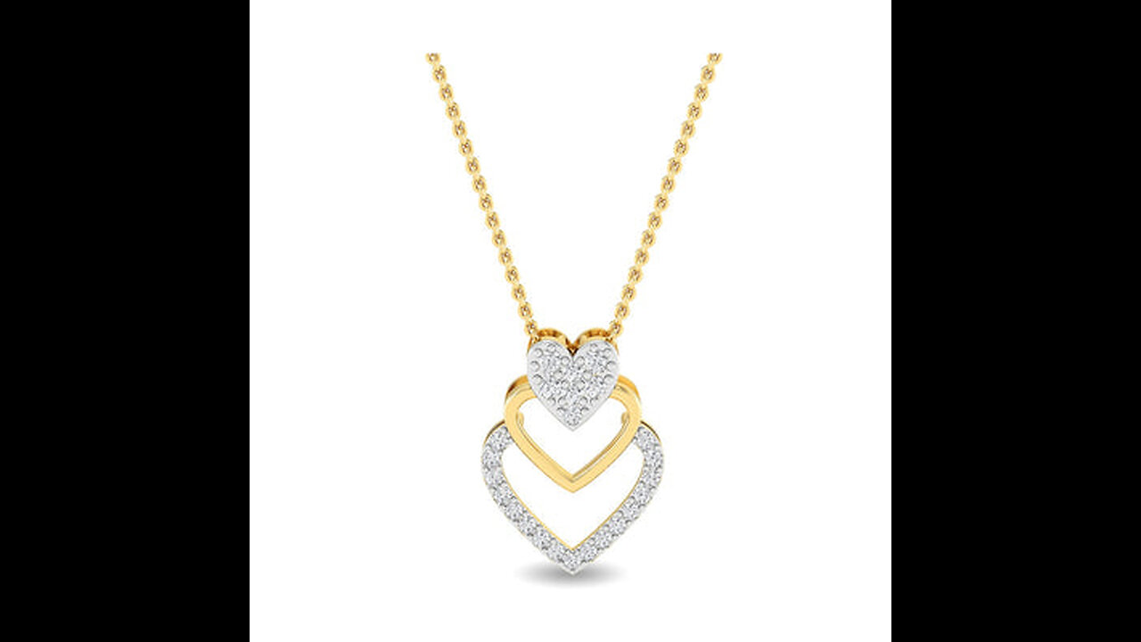 Sterling Silver Real Diamond Necklace for Women Halo Dancing Diamond Pendant Necklace with 18...