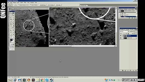 Asteroid Bennu Exposed in Photoshop