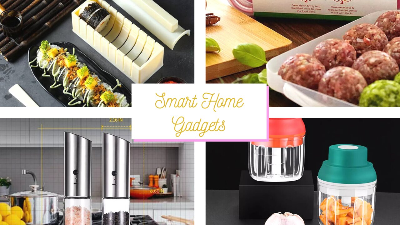 Smart Home gadgets! Smart appliances, Home Automatic cleaning/Inventions for the kitchen. #2