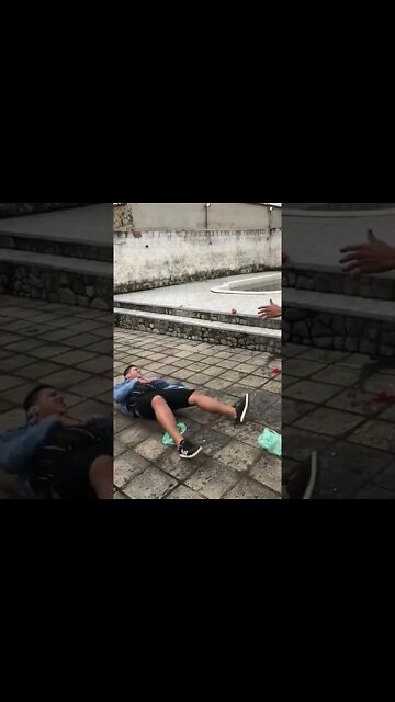 Trying to be Bruce Lee 😂😂😂