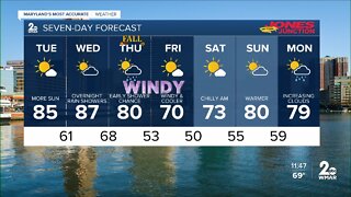 WMAR-2 News Cesar Cornejo Monday night weather