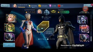 Power Girl fights a 2nd Double Purple team! / Injustice 2 Mobile