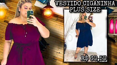 🛑 Vestido Ciganinha Plus size\ EXG