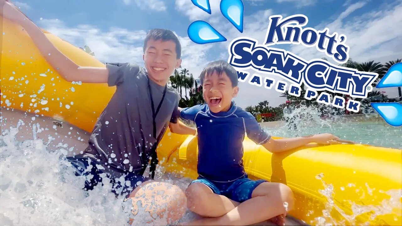 Knott's Soak City Water Park 2023 Opening Day | We Tried Some Water Slides New to Us + Cabana Tour!