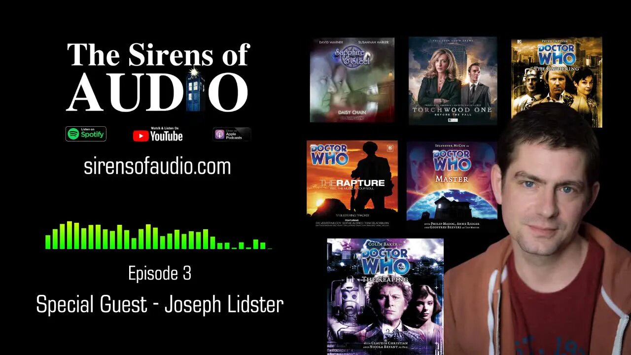 JOE LIDSTER - Writing Dark & Disturbed plus Villa Diodati Explanation // The Sirens of Audio Ep. 3