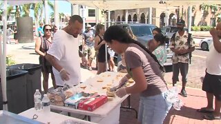 Noodles Italian Cafe offers free food to residents downtown