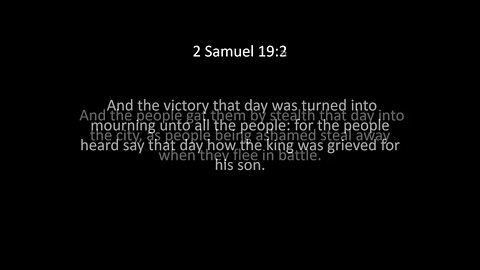 2nd Samuel Chapter 19