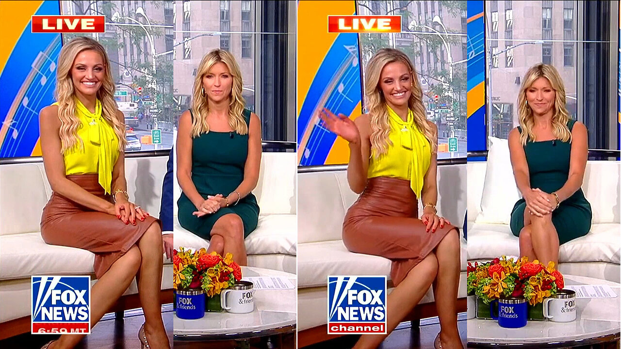 Carley Shimkus and Ainsley Earhardt Aug 11 2023