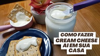 Não deixe de fazer suas receitas por falta de cream cheese.