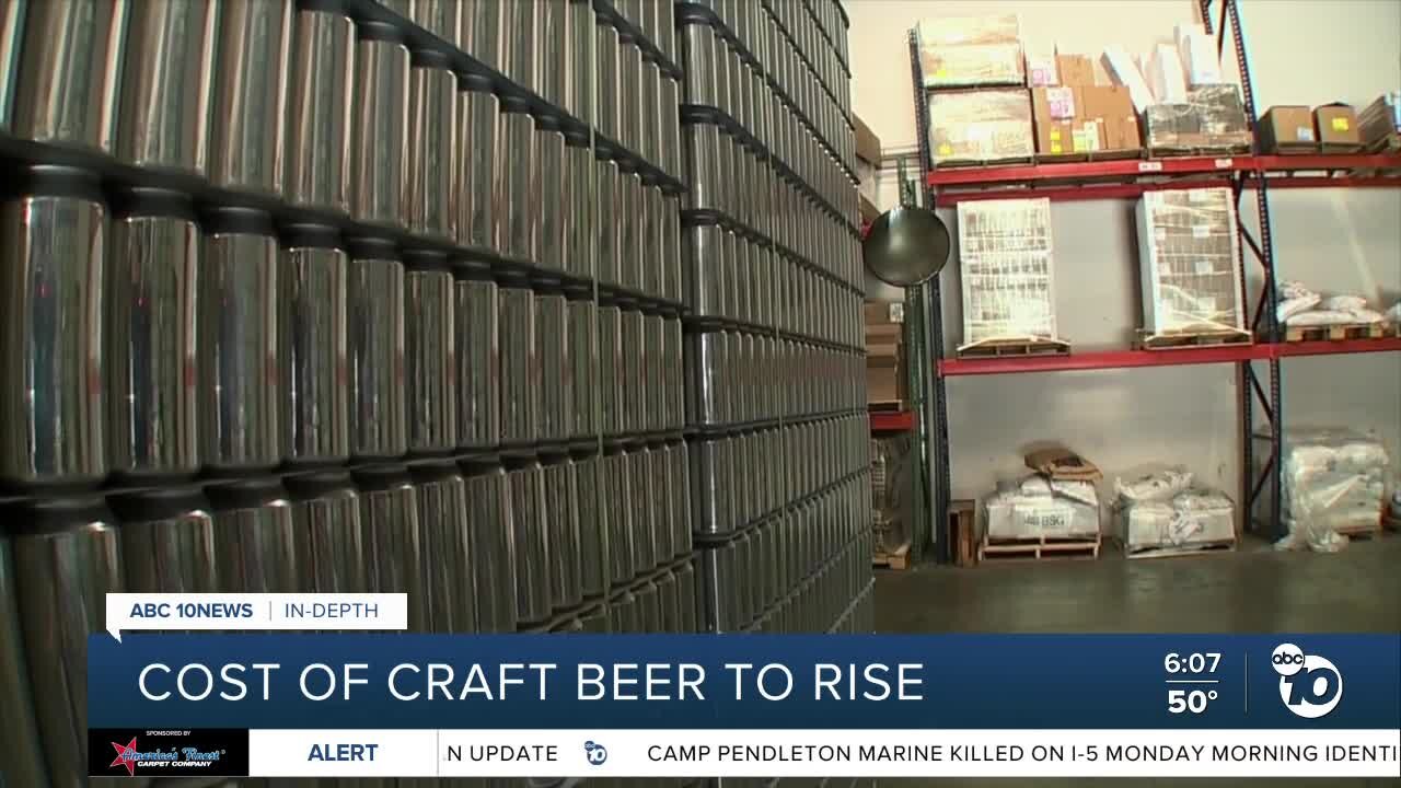 Changes in aluminum industry lead to higher craft beer prices