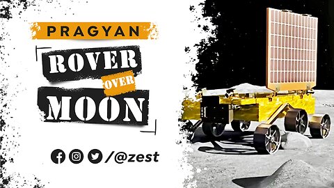 Pragyan Rover Over The Moon