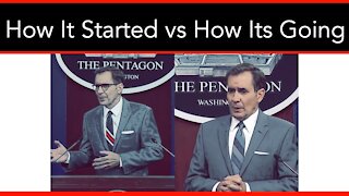 How It Started Vs How It’s Going In The Pentagon Shambles