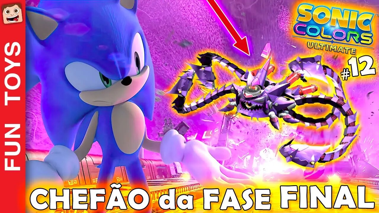 🔵 Sonic Colors Ultimate #12 - FASE FINAL enfrentando o EGGMAN!!! Fase muito difícil sem Check point!