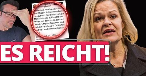 Solingen: Frau Faeser, seihen Sie einfach ruhig!