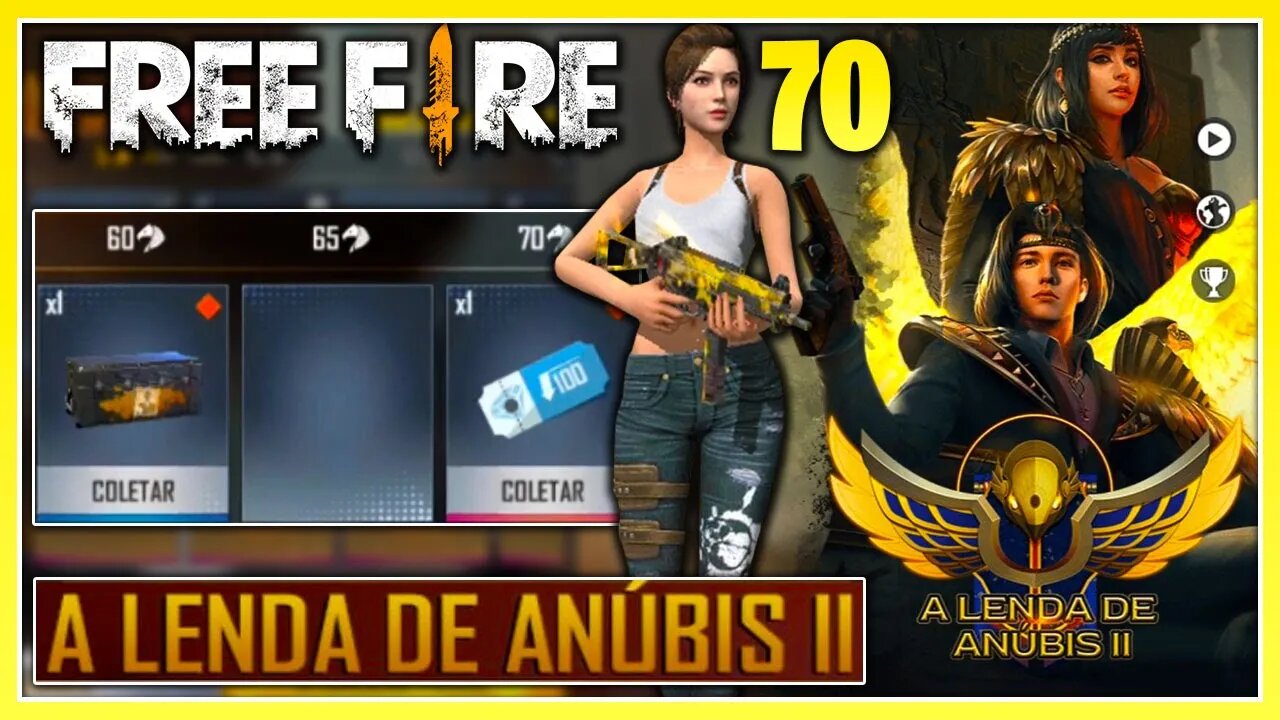 Free Fire | Passe de Outubro de 2020 até 70 Emblemas