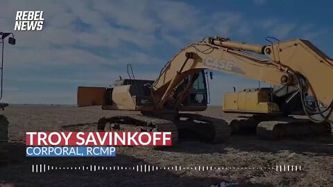 Listen to the phone call with RCMP confirming they sabotaged three excavators near Coutts blockade.
