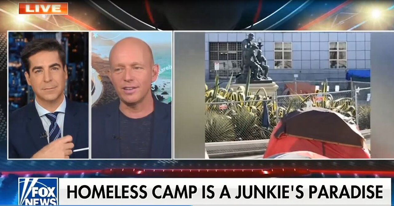 Jesse Watters: "HOMELESS CAMPS IN SAN FRANCISCO"!