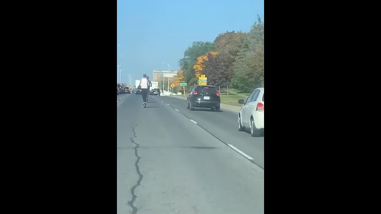 Scooter Driving In Brampton