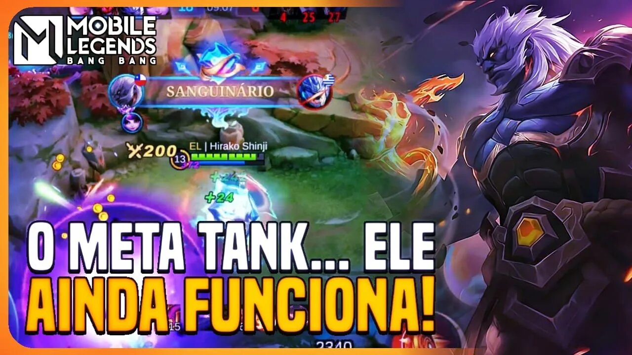 O META TANK AINDA NÃO ACABOU... OLHA QUE DOENÇA!! | BAXIA | MLBB