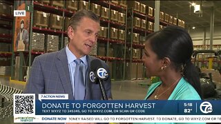 Raising money for Forgotten Harvest to help feed hungry families in Detroit