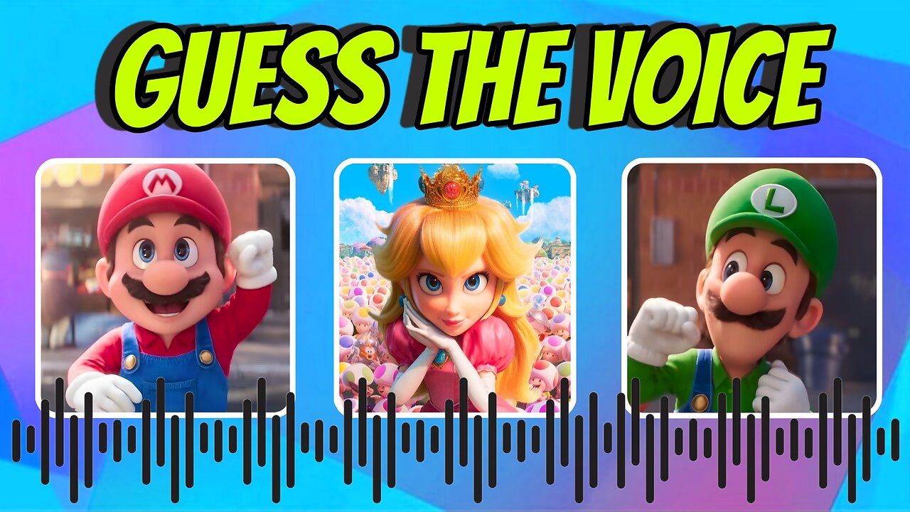 Challenge your knowledge: Name the Super Mario Bros Characters through their Voices