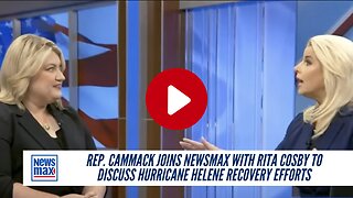 Rep. Cammack Joins Newsmax With Rita Cosby To Discuss Hurricane Helene Recovery Efforts