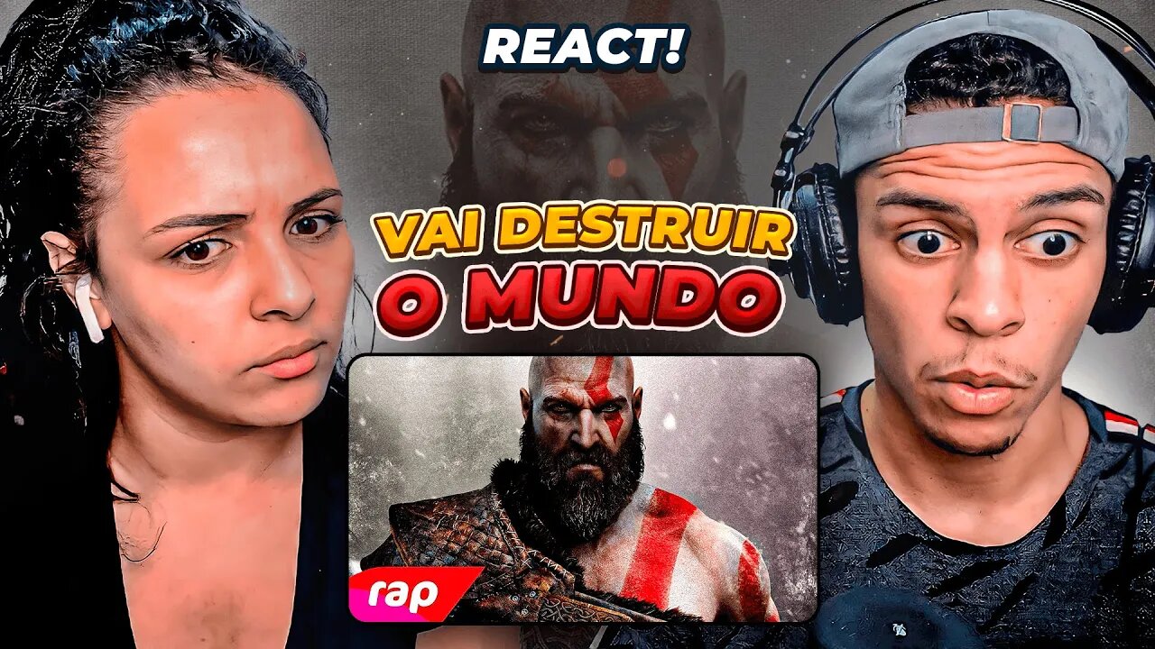 Rap do Kratos (God of War) - EU SOU UM DEUS | NERD HITS | [ React Rap Nerd ] 🔥