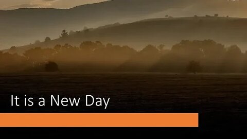 Sunday AM Service: It's a New Day