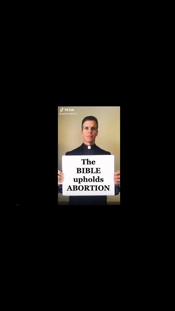 Roe v. Wade - Pastor says Bible upholds abortion #RoeVWade #scotus #abortion