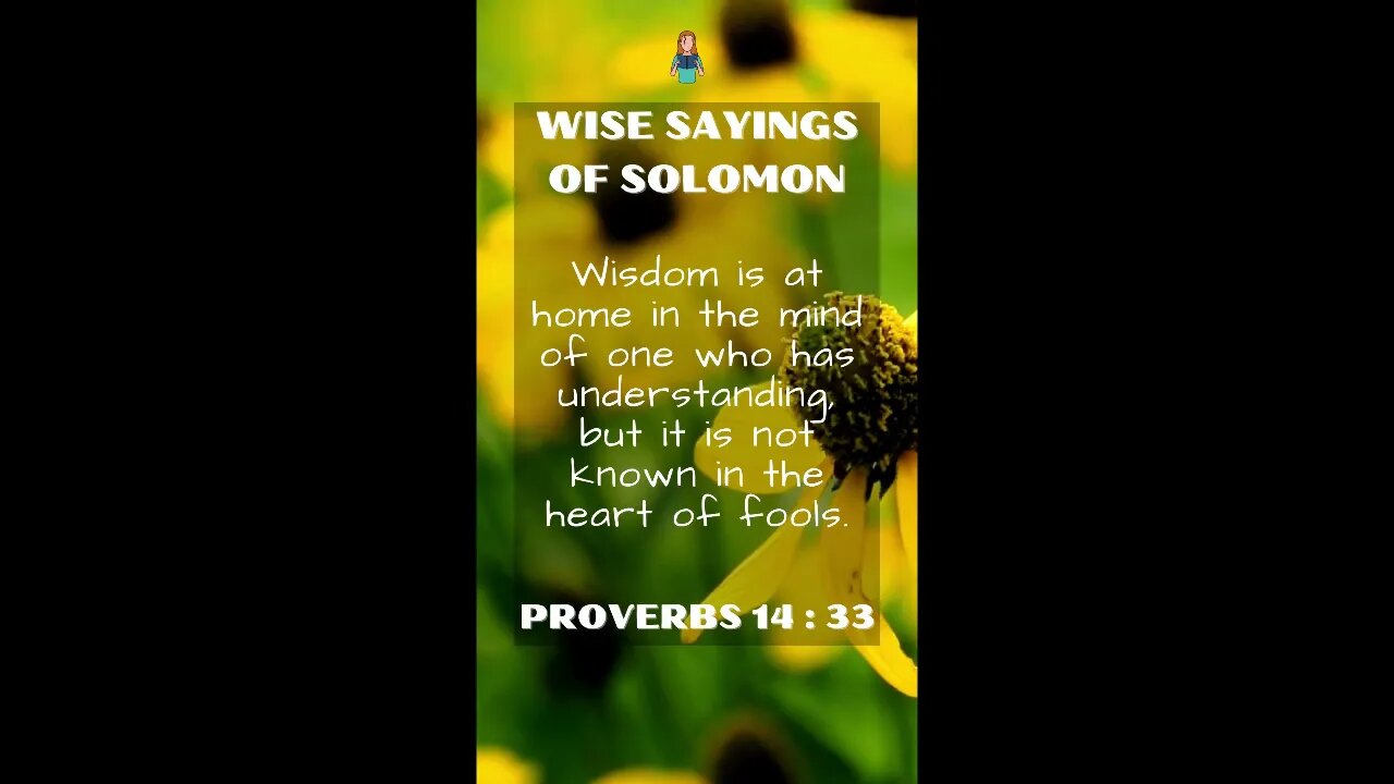 Proverbs 14:33 | NRSV Bible | Wise Sayings of Solomon