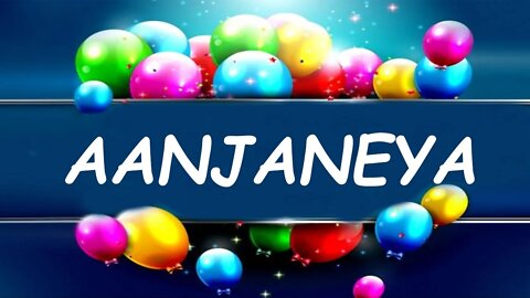 Happy Birthday to Aanjaneya - Birthday Wish From Birthday Bash