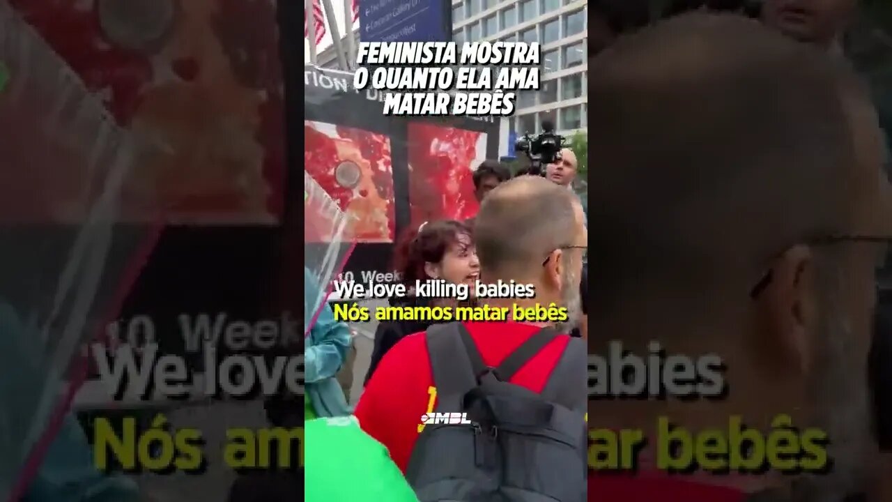 FEMINISTA QUER MATAR BEBÊS! | #shorts do MBL