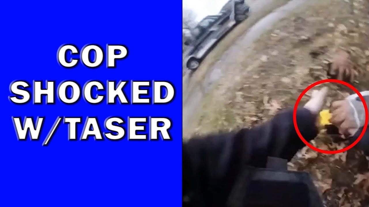 Officer Shocked By Suspect With His Own Taser On Video - LEO Round Table S08E04a