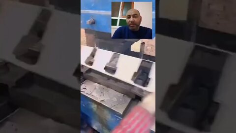 ماكينة عمل اسطمبات | #shorts ♥️